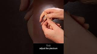 How to hold a plectrum correctly How to hold a guitar pick properly guitarlesson guitar [upl. by Iuq]