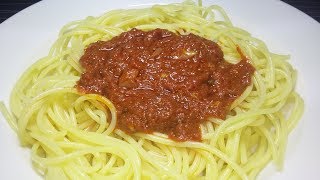 SPAGETTİ SOSU  Spagetti sosu nasıl yapılır kolay ve lezzetli  Sevdanın Mutfağı [upl. by Deerdre336]