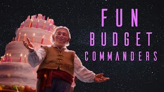 Fun Budget Commanders All under 1 [upl. by Wessling]