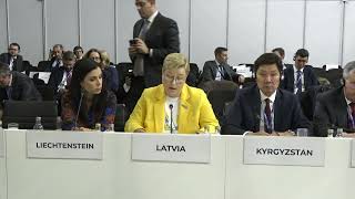 OSCEMC2023 Statement by the Head of the Delegation of Latvia [upl. by Arua537]