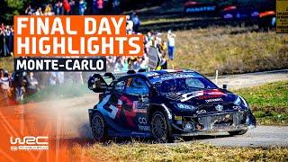 Final Day Highlights  WRC Rallye MonteCarlo 2024 [upl. by Zelten233]