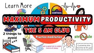 THE 5 AM CLUB Book  10x Your Productivity  Habits Of Successful People [upl. by Sherman]