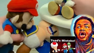 SML Short Toads Mistake 2017 REACTION sml mario luigi supermariobros jeffy 😂🍄 [upl. by Noyek]