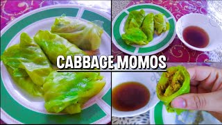 Healthy cabbage momos with qeema filling  healthy diet recipes  cabbage momos [upl. by Kee]