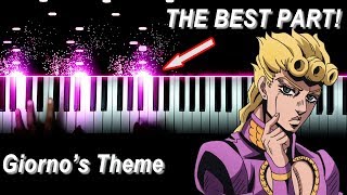 Giornos Theme but its actually the best part played on piano [upl. by Hetty]