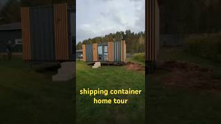 Shipping Container Home Tourshortvideo [upl. by Ariaz952]