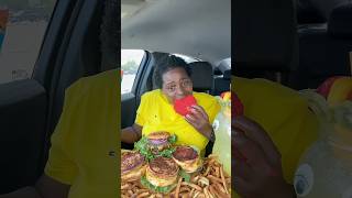 Cheeseburgers and Flamin Hot Cheetos mukbang foodie [upl. by Towland]