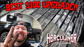 Roll In Truck Bed Liner from Herculiner Here’s My Experience… [upl. by Joerg617]