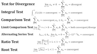 Review Question 5 Recap on Tests for Convergence or Divergence of Infinite Series [upl. by Eicram]