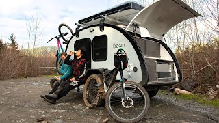 Expedition Camper with Waterproof Roofline 2020 Teardrop Trailer Walk Through Meaner Bean Timbren [upl. by Rothschild436]