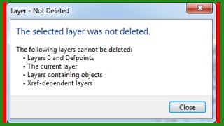 How to Delete Unused Layers in Autocad even if Layer cannot be Purged [upl. by Etteroma]