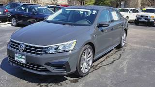 2018 VW Passat RLine 20T w Lighting pkg in Urano Gray [upl. by Pulchia]