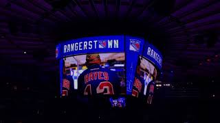 New York Rangers 20172018 Intro vs Vegas Golden Knights [upl. by Novyaj118]