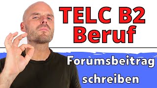 Richtig guten Forumsbeitrag schreiben  TELC B2 Beruf  REDEMITTEL 💪 [upl. by Roderica]