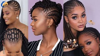 quotLook More Elegant and Cute with These Trendy Cornrow Braids HairstylesMustTry Braids Styles 2024 [upl. by Adaline]