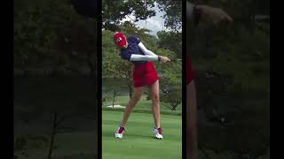 Nelly Solheim nellykorda swingofbeauty golf lpga solheimcup slowmotion golfswing [upl. by Nakasuji]