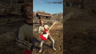 Generation zero guitar emote generationzero game 80s youtubeshorts [upl. by Ellehcor]