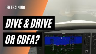 Dive and Drive or CDFA  KRNT Renton Washington RNAV 34 [upl. by Sharleen913]