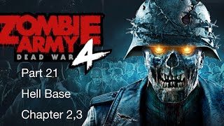 Zombie Army Dead War 4 gameplay Walkthrough Hell Base No Commentary [upl. by Attebasile279]