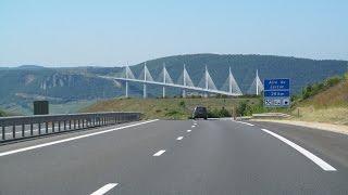 France A75 Marvejols  Millau [upl. by Zacarias]