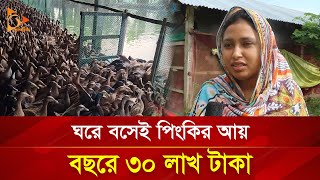 ঘরে বসেই পিংকির আয় বছরে ৩০ লাখ টাকা  Nagorik TV Special [upl. by Alwitt]