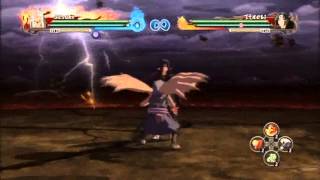 Naruto Storm Revolution Sasuke moveset [upl. by Ibbie]