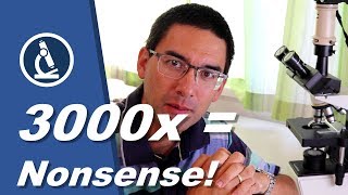 Why a 3000x microscope magnification does not make sense [upl. by Anitreb600]