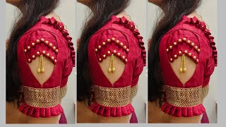 Beautiful Blouse Sleeves Design Cutting and stitching  Baju Ki Design  Astin Ki Design [upl. by Lonergan469]