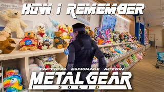 How I Remember Metal Gear Solid [upl. by Nnailuj]