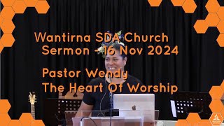 Sermon 16 November 2024  The Heart Of Worship [upl. by Ayana513]