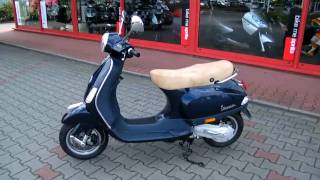 Vespa LX 50 2T 2010 Roller Blau Midnight [upl. by Hintze]