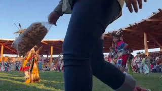 Grand Entry from Friday powwow at Crow Fair [upl. by Brock319]