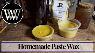 Howto Make Paste Wax For a Hand Tool woodworking finish  Beeswax and Linseed Oil [upl. by Enael447]