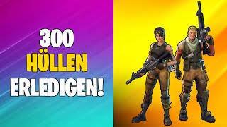 Hüllenausrottung Soldat  300 Hüllen erledigen  Fortnite Rette die Welt [upl. by Mickey]