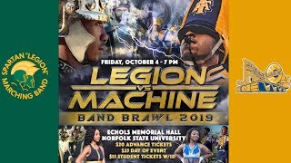 NCAT  Round 1 Legion vs Machine Band Brawl 2019 [upl. by Namlak232]