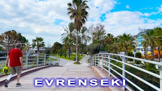 SIDE HEUTE EVRENSEKI Promenade Strand Meer Türkei 2024 evrenseki side türkei [upl. by Seldun240]