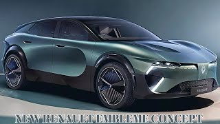 Embleme Is A Sleek Concept With Hydrogen Power  Picture Video  New Renault Embleme Concept [upl. by Etyam]