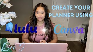 Create Your Spiral Bound Planner Using Lulucom and Canva  lulu canva analuisa [upl. by Eihcra]