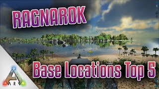 Ark Ragnarok Base Locations  TOP 5 PVE Standorte  GermanDeutsch [upl. by Volnay]