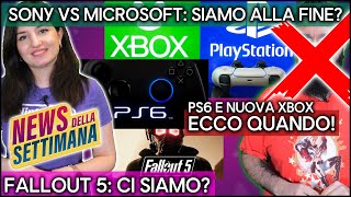 SONY VUOLE DISTRUGGERE MICROSOFT e viceversa  PS6 e NUOVA XBOX QUANDO  FALLOUT 5 PRESTO NEWS [upl. by Bonar450]