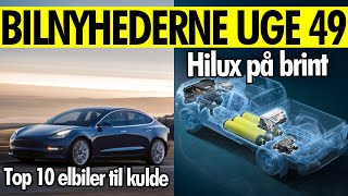 BILNYHEDERNE 10 mest effektive elbiler om vinteren Toyotas nye brintbiler og STOP SÅ Fyn  UGE 49 [upl. by Leta]