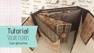 Tutorial Encuadernación espina SCRAPBOOKING [upl. by Dirraj]