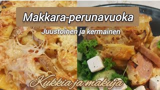 Makkaraperunavuoka Helppo ja edullinen ruoka [upl. by Asnarepse]