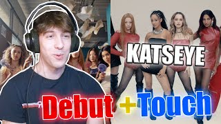 REACTION  KATSEYE 캣츠아이 quotDebutquot and quotTouchquot Official MV [upl. by Niwle]