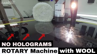 REMOVE HOLOGRAMS from Car Paint  ROTARY MACHINE Uklanjanje Holograma [upl. by Enerol]