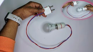 How To Connect The Two Pin Plug Of Electric Wire  Amazing Electric Life Hacks  Tips And Tricks [upl. by Dougald]