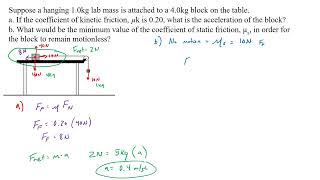 The Modified Atwoods Machine Problem [upl. by Baskett791]