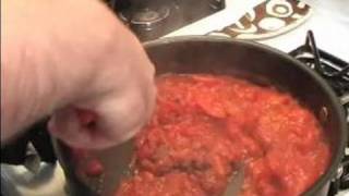 Baked Cannelloni Recipe  Finishing Tomato Sauce for Cannelloni [upl. by Lleryd]