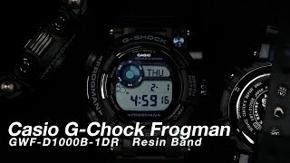 Casio GChock Frogman GWFD1000B1DR Resin Band [upl. by Ranjiv]