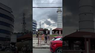 travel vlog views nepal Dharahara landmark in Kathmandu Nepal [upl. by Encrata]